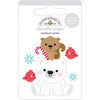 Doodlebug Design - Let It Snow Collection - Doodle-Pops - 3 Dimensional Cardstock Stickers - Polar Pals