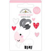 Doodlebug Design - Let It Snow Collection - Stickers - Doodle-Pops - Baby Billy goat