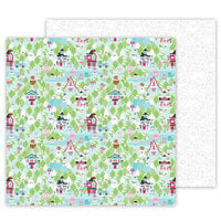 Doodlebug Design - Let It Snow Collection - 12 x 12 Double Sided Paper - North Pole