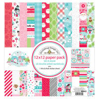 Doodlebug Design - Let It Snow Collection - 12 x 12 Paper Pack