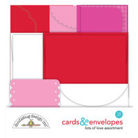 Doodlebug Design - Lots Of Love Collection - Cards and Envelopes