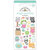 Doodlebug Design - Pretty Kitty Collection - Stickers - Shape Sprinkles - Enamel - Purr-fect Pals