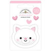 Doodlebug Design - Pretty Kitty Collection - Stickers - Shaker-Pops - Here Kitty Kitty