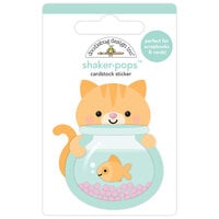Doodlebug Design - Pretty Kitty Collection - Stickers - Shaker-Pops - Curious Kitty