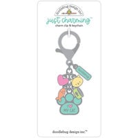 Doodlebug Design - Pretty Kitty Collection - Just Charming Clip and Keychain - I Love My Cat