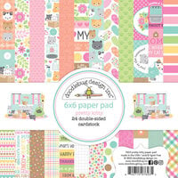 Doodlebug Design - Pretty Kitty Collection - 6 x 6 Paper Pad