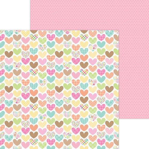 Doodlebug Design - Pretty Kitty Collection - 12 x 12 Double Sided Paper - Dear to my Heart
