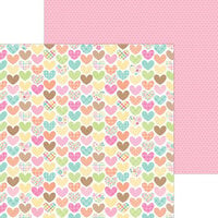 Doodlebug Design - Pretty Kitty Collection - 12 x 12 Double Sided Paper - Dear to my Heart