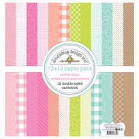 Doodlebug Design - Pretty Kitty Collection - 12 x 12 Paper Pack - Petite Print Assortment