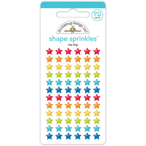 Doodlebug Design - Doggone Cute Collection - Stickers - Shape Sprinkles - Enamel - Top Dog