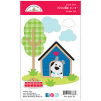 Doodlebug Design - Doggone Cute Collection - Doodle Cuts - Metal Dies - Doggie Den