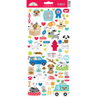Doodlebug Design - Doggone Cute Collection - Cardstock Stickers - Icons