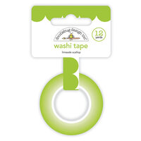 Doodlebug Design - Monochromatic Collection - Washi Tape - Limeade Scallop