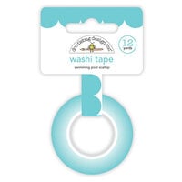 Doodlebug Design - Monochromatic Collection - Washi Tape - Swimming Pool Scallop