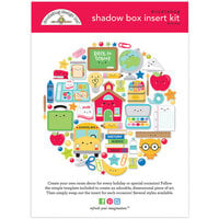 Doodlebug Design - Shadow Box Insert Kit - School Days