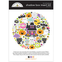 Doodlebug Design - Shadow Box Insert Kit - Happy Haunting