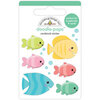 Doodlebug Design - Seaside Summer Collection - Stickers - Doodle-Pops - Tropical Fish