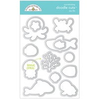 Doodlebug Design - Seaside Summer Collection - Doodle Cuts - Metal Dies - Sea Life