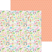 Doodlebug Design - Seaside Summer Collection - 12 x 12 Double Sided Paper