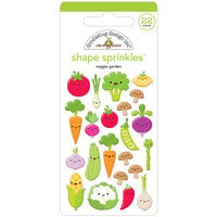 Doodlebug Design - Farmer's Market Collection - Stickers - Sprinkles - Enamel Shape - Veggie Garden