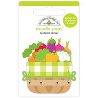 Doodlebug Design - Farmer's Market Collection - Stickers - Doodle-Pops - Harvest Time