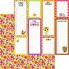 Doodlebug Design - Farmer's Market Collection - 12 x 12 Double Sided Paper - Fall Floral