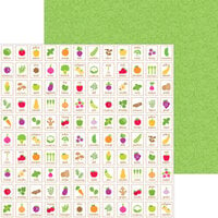 Doodlebug Design - Farmer's Market Collection - 12 x 12 Double Sided Paper - Garden Seeds