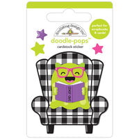 Doodlebug Design - Monster Madness Collection - Halloween - Stickers - Doodle-Pops - Giggle Monster