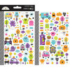 Doodlebug Design - Halloween - Monster Madness Collection - Cardstock Stickers - Mini Icons