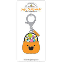 Doodlebug Design - Halloween - Monster Madness Collection - Just Charming Clip and Keychain - Sweet Treats