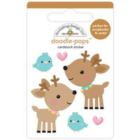 Doodlebug Design - Candy Cane Lane Collection - Christmas - Doodle-Pops - Love You Deerly