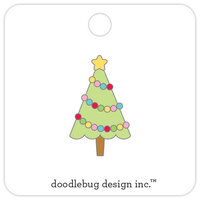 Doodlebug Design - Candy Cane Lane Collection - Christmas - Collectible Pins - Tiny Tree
