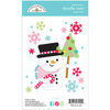 Doodlebug Design - Candy Cane Lane Collection - Christmas - Doodle Cuts - Metal Dies - Snow Cute