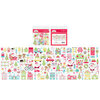 Doodlebug Design - Candy Cane Lane Collection - Christmas - Odds and Ends - Die Cut Cardstock Pieces