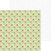 Doodlebug Design - Candy Cane Lane Collection - 12 x 12 Double Sided Paper - Christmas Sprinkles