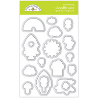 Doodlebug Design - Over The Rainbow Collection - Doodle Cuts - Metal Dies - Gnome Sweet Gnome