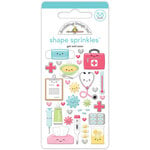 Doodlebug Design - Happy Healing Collection - Shape Sprinkles - Get Well Soon