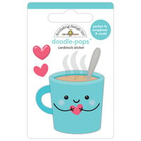 Doodlebug Design - Happy Healing Collection - Cardstock Stickers - Doodle-Pop - Heart Warming