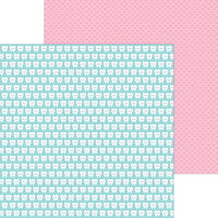 Doodlebug Design - Happy Healing Collection - 12 x 12 Double Sided Paper - Pearly Whites
