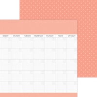 Doodlebug Design - Day To Day Collection - 12 x 12 Double Sided Paper - Coral