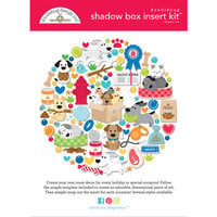 Doodlebug Design - Doggone Cute Collection - Shadow Box Insert Kit