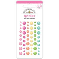 Doodlebug Design - Hello Again Collection - Sprinkles - Enamel Dots - Hello Again Assortment