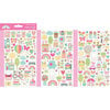 Doodlebug Design - Hello Again Collection - Cardstock Stickers - Mini Icons