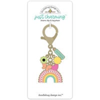 Doodlebug Design - Hello Again Collection - Just Charming Clip And Keychain