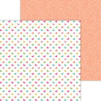 Doodlebug Design - Hello Again Collection - 12 x 12 Double Sided Paper - Bitty Butterflies