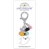 Doodlebug Design - Sweet and Spooky Collection - Halloween - Just Charming Clip and Keychain - Boo-tique