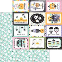 Doodlebug Design - Sweet and Spooky Collection - Halloween - 12 x 12 Double Sided Paper - Sweet Spirits