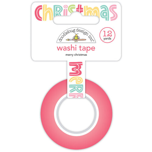 Doodlebug Design - Gingerbread Kisses Collection - Washi Tape - Merry Christmas