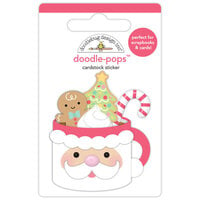 Doodlebug Design - Gingerbread Kisses Collection - Stickers - Doodle-Pops - Christmas Cocoa