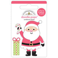 Doodlebug Design - Gingerbread Kisses Collection - Christmas - Stickers - Doodle-Pops - Hello Santa